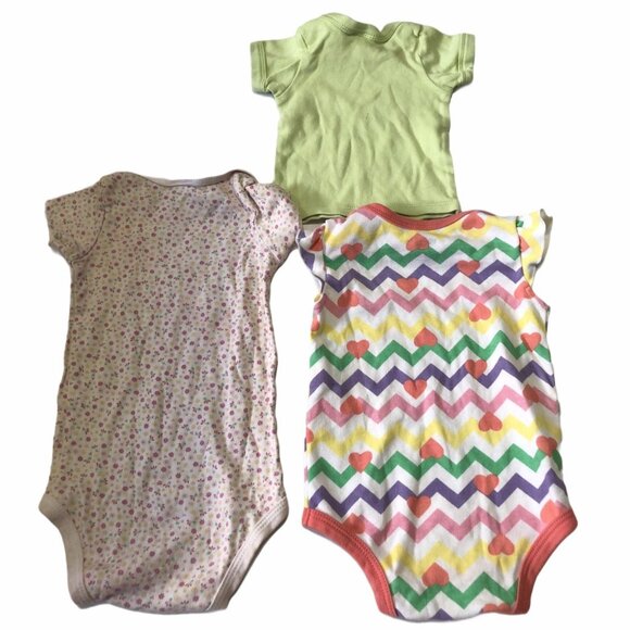 Baby Girl Clothing Lot 3 Pieces Child Of Mine Carter’s L Kidgets Big Oshi 0-3M - Picture 6 of 10